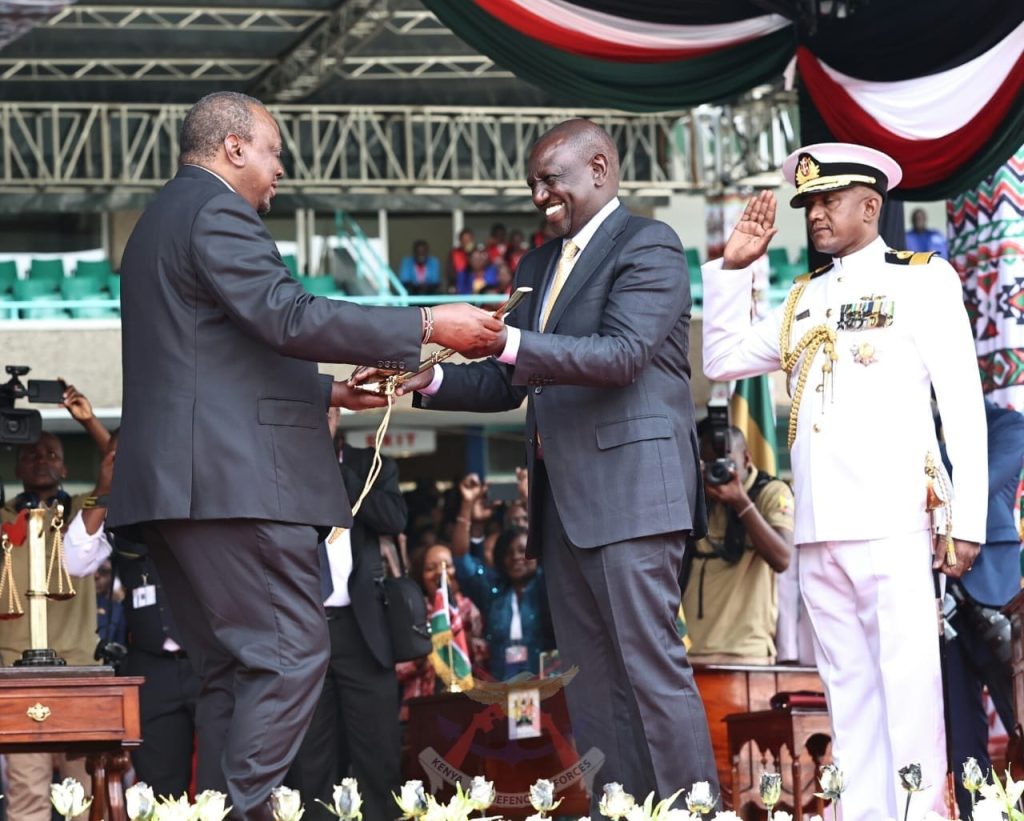 Presidential Transition as Uhuru hands over to Ruto
